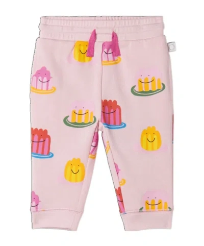 Stella Mccartney Kids Jelly-print Sweatpants In Pink