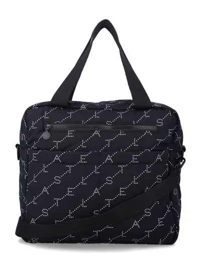 Stella Mccartney Kids Logo Diaper Bag In Purple