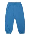 Stella Mccartney Kids Logo Embroidered Tapered-leg Trousers In Blue