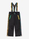 Stella Mccartney Kids Logo Ski Trousers In Black