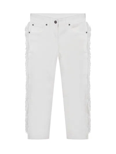 Stella Mccartney Kids Mini Trousers In Ivory