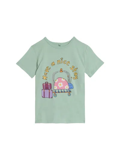 STELLA MCCARTNEY STELLA MCCARTNEY KIDS' MINI T-SHIRT - PERFECT FOR SPRING/SUMMER 2025