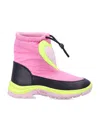 Stella Mccartney Kids Pink Snow Boots In Animal Print