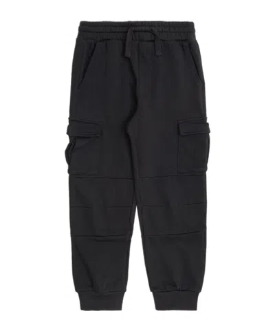 Stella Mccartney Kids Pocket Detailed Drawstring Sweatpants In Black