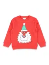 Stella Mccartney Kids Santa Patch Sweatshirt In Red