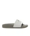 Stella Mccartney Gray Slippers For Boy With Shark In Gray