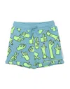 Stella Mccartney Kids Shorts & Bermuda Shorts In Azure