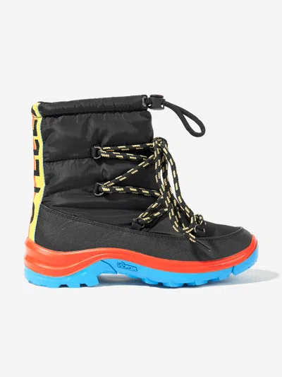 Stella Mccartney Kids Snow Boots In Black