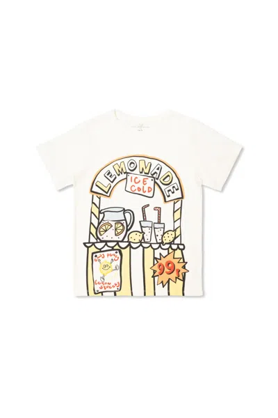 Stella Mccartney Kids  Kids Printed T-shirt In Bianco