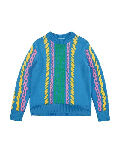 Stella Mccartney Kids Sweaters In Azure