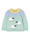 Stella Mccartney Sheep-motif Jumper In Multicolour
