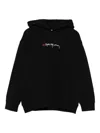 Stella Mccartney Embroidered-logo Hoodie In Black