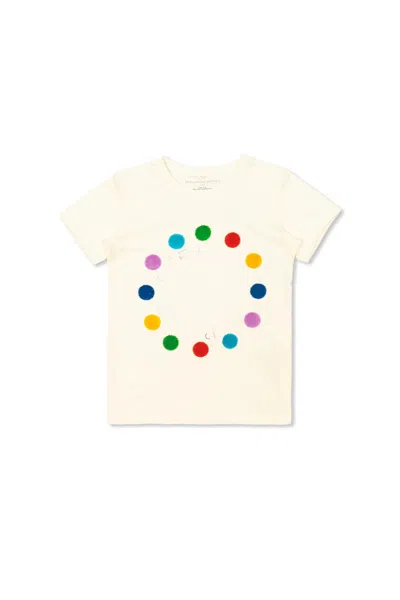 Stella Mccartney Kids T-shirt With Logo In Neutral