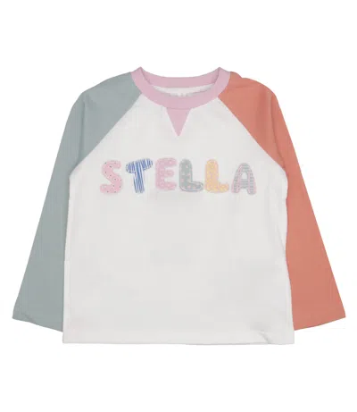 Stella Mccartney Kids T Shirts And Polos White+pink+orange In Multi