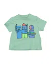 Stella Mccartney Kids T-shirts In Light Green