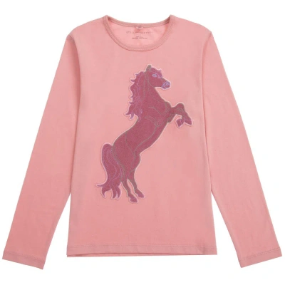 Stella Mccartney Kids Teen Girls Pink Horse Top