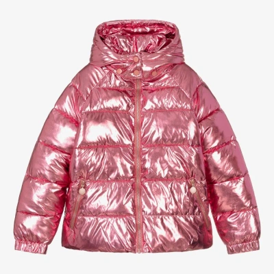 Stella Mccartney Kids Teen Girls Pink Puffer Jacket In Red