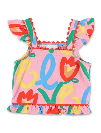 Stella Mccartney Kids Top Pink In Multi