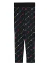Stella Mccartney Logo-print Leggings In Nero