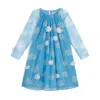Stella Mccartney Kids Tulle Cloud Detail Dress In Blue