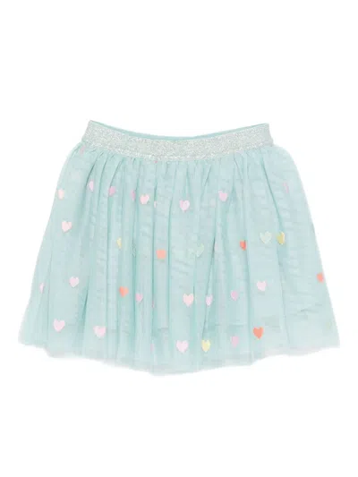 STELLA MCCARTNEY STELLA MCCARTNEY KIDS TULLE SKIRT WITH GLITTER AND HEARTS