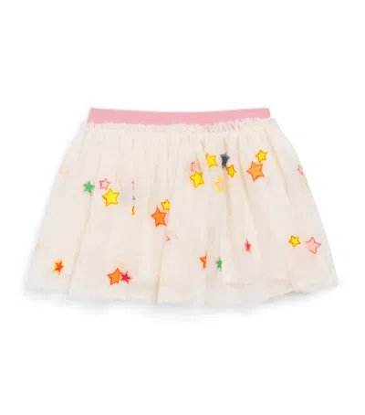 Stella Mccartney Kids Tulle Star Skirt In White