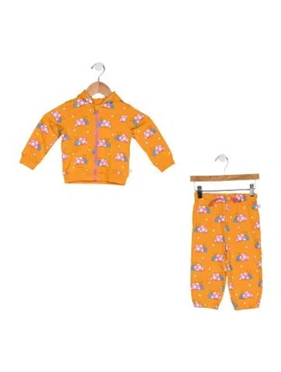 Pre-owned Stella Mccartney Babies' Kids Two Piece Sweater Set In Orange