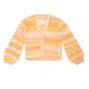 Stella Mccartney Kids V-neck Striped Cardigan In Multi