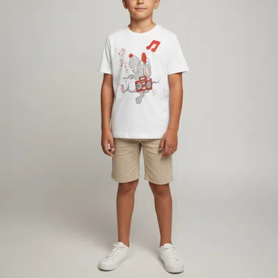 Pre-owned Stella Mccartney Kids White Cny Rat Graphic Jersey T-shirt 12 Yrs