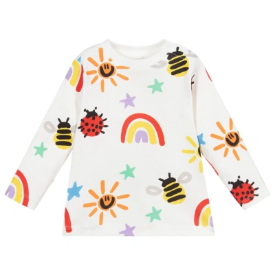 Stella Mccartney Babies'  Kids White Cotton Top