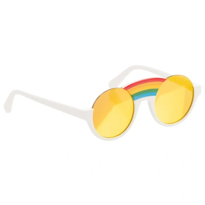 Stella Mccartney Kids White Rainbow Sunglasses