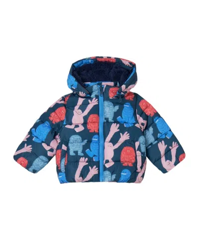 Stella Mccartney Kids Zip-up Hooded Jacket In Blue
