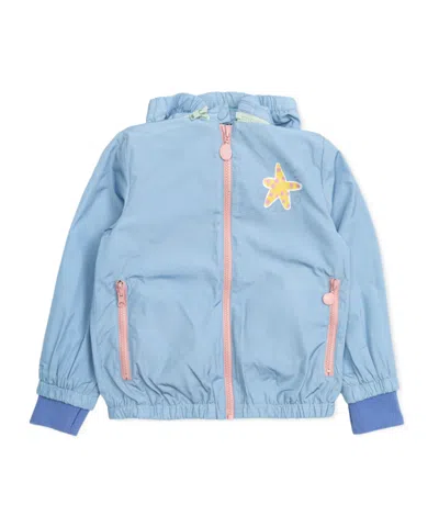 Stella Mccartney Kids Zip-up Long-sleeved Jacket In Blue