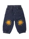 Stella Mccartney Cotton Chambray Pants In Blue
