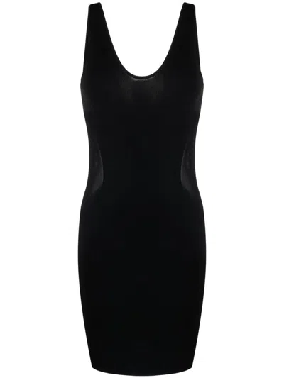 Stella Mccartney Knit Mini Dress In Black