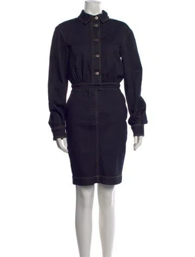 Pre-owned Stella Mccartney Knee-length Dress In Blue