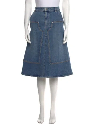 Pre-owned Stella Mccartney Knee-length Skirt In Blue