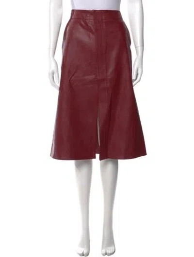 Pre-owned Stella Mccartney Knee-length Skirt In Burgundy