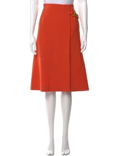 Pre-owned Stella Mccartney Knee-length Skirt In Orange