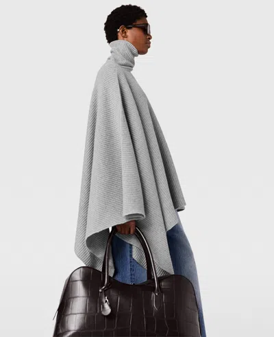 Stella Mccartney Knit Asymmetric Turtleneck Poncho