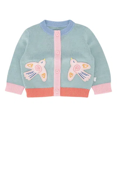 Stella Mccartney Kids' Knit Cardigan In Gray