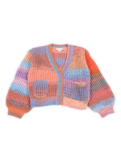 Stella Mccartney Kids' Knit Cardigan In Multi