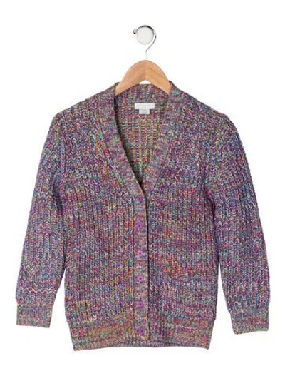 Pre-owned Stella Mccartney Kids' Knit Cardigan In Pink
