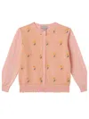 Stella Mccartney Knit Cardigan In Pink & Purple