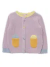 Stella Mccartney Knit Cardigan In Purple