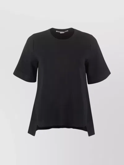 STELLA MCCARTNEY KNIT VISCOSE-BLEND TOP WITH ASYMMETRIC HEM