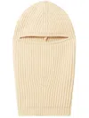 Stella Mccartney Knitted Balaclava In 黄色