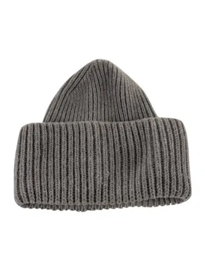 Pre-owned Stella Mccartney Knitted  Beanie In Gray