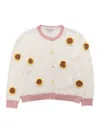 Stella Mccartney Knitted Cardigan In White