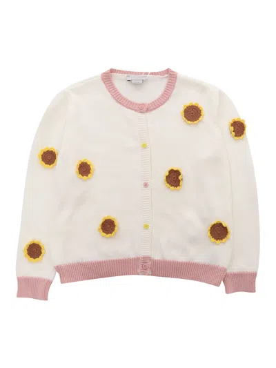 Stella Mccartney Kids' Knitted Cardigan In White